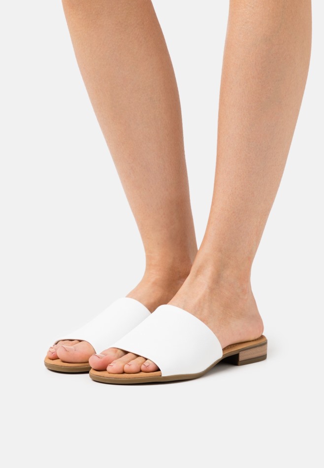 Gabour | Mules Blanches Exclusives
